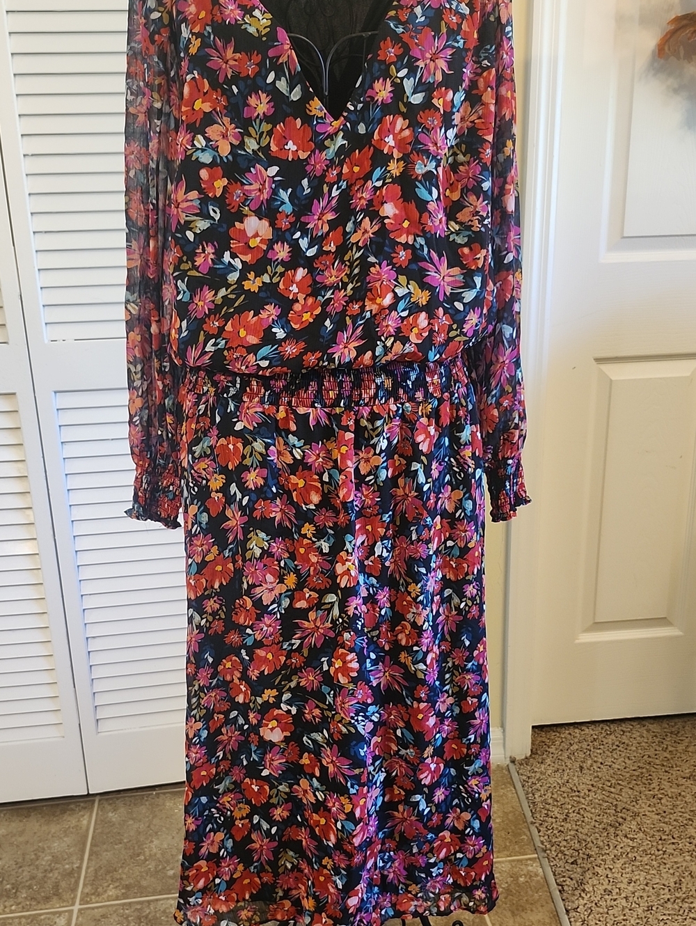MSK WOMAN FLORAL DRESS